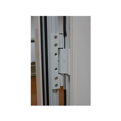 Residential White Grid Aluminum Main Door Design with Customized Size Configurations