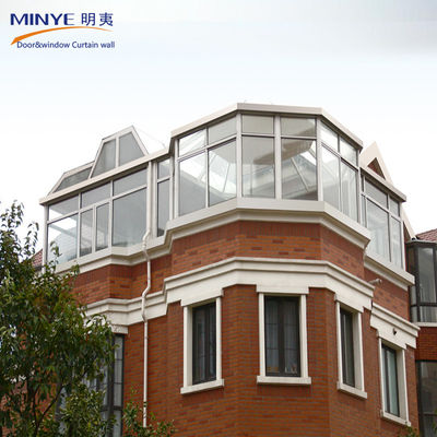 Reasonable Modern Design Aluminium Alloy 6063-T5 Glass Sunroom for Residential Houses