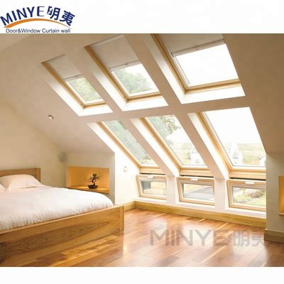 Aluminum Vertical Open House Skylight Moon Roof Windows with FiberGlass Screen Netting