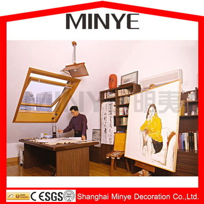 Aluminum Vertical Open House Skylight Moon Roof Windows with FiberGlass Screen Netting