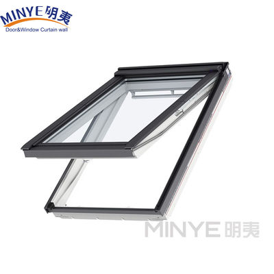 Roof Window Shade Hung Open POWDER COATED Aluminum Roof Skylight with 5MM 9A 5MM Glass