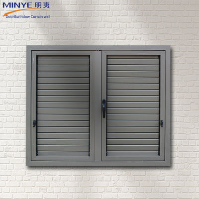 PVC Profile Aluminium Interior Security Shutter Window Hurricane Impact Windows Casement