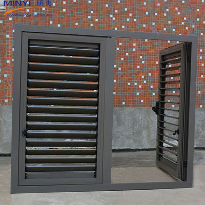 PVC Profile Aluminium Interior Security Shutter Window Hurricane Impact Windows Casement