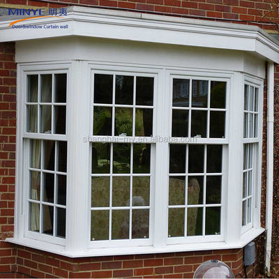 Windproof UPVC/PVC Vertical Sliding Window Grill Design for Living Room Functionality