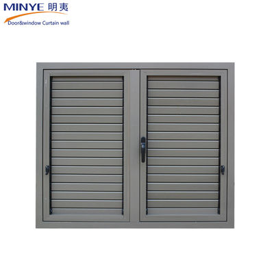 PVC Profile Aluminium Interior Security Shutter Window Hurricane Impact Windows Casement