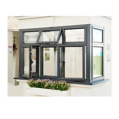 Affordable White Color American Vinyl Windows and Doors with Plastic Frame Material