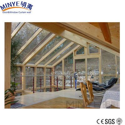 Aluminum Alloy Glass Accessories Sun Room Modern Design with Triangle Roof Molding