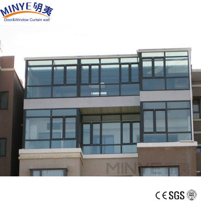 Aluminum Alloy Glass Accessories Sun Room Modern Design with Triangle Roof Molding