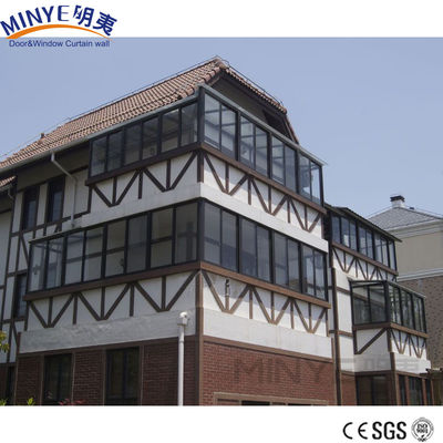 Aluminum Alloy Glass Accessories Sun Room Modern Design with Triangle Roof Molding