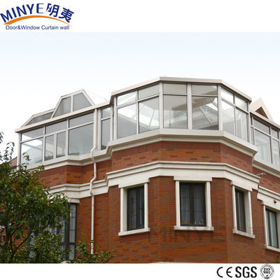 Aluminum Alloy Glass Accessories Sun Room Modern Design with Triangle Roof Molding