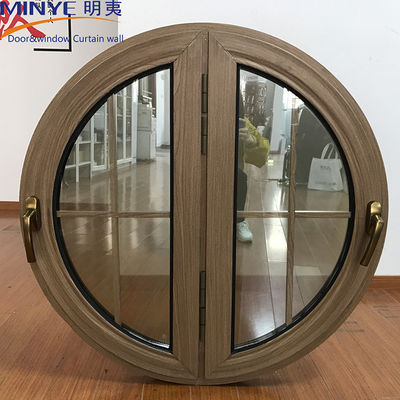 Aluminum Pivot Window with EPDM Rubber Strip and Double Glazed Double Tempered Glass