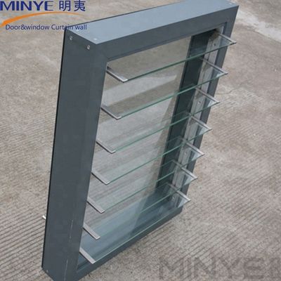 Customized Colors French Design Automatic Glass Window Jalousie with Germany Hardware