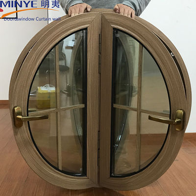 Aluminum Pivot Window with EPDM Rubber Strip and Double Glazed Double Tempered Glass