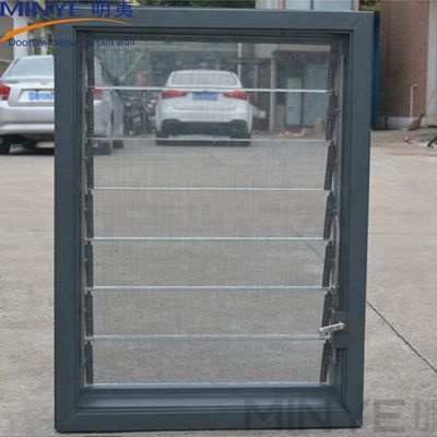 Customized Colors French Design Automatic Glass Window Jalousie with Germany Hardware