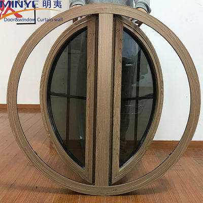 Aluminum Pivot Window with EPDM Rubber Strip and Double Glazed Double Tempered Glass