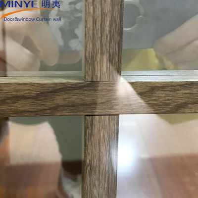 Aluminum Pivot Window with EPDM Rubber Strip and Double Glazed Double Tempered Glass
