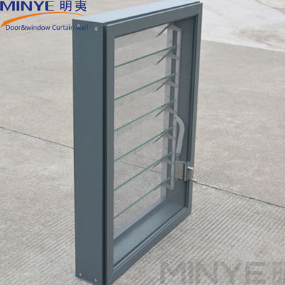 Customized Colors French Design Automatic Glass Window Jalousie with Germany Hardware