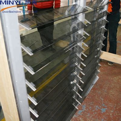 Powder Coating Aluminum Alloy Soundproof Louver Windows for Commercial Buildings