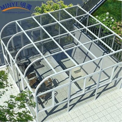 Customizable Design Strong Prefabricated Glass House/Aluminum Sunroom/Conservatory