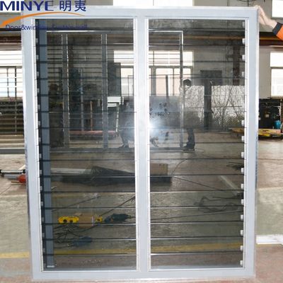 Powder Coating Aluminum Alloy Soundproof Louver Windows for Commercial Buildings