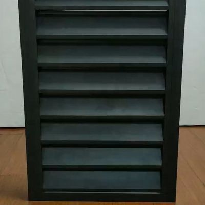 OEM Aluminum Profile Glass Plantation Shutters with Rolling Opening Direction
