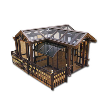 Upgrade Your Home with Shanghai Minye 's Green Tempered Glass Winter Garden Sunrooms
