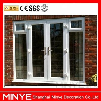 Kerala House Main Door Design Vinyl Frame UPVC Door with Glass and Waterproof Feature