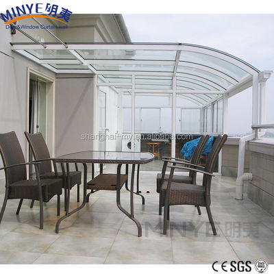 Upgrade Your Home with Shanghai Minye 's Green Tempered Glass Winter Garden Sunrooms