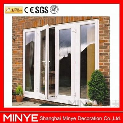 Kerala House Main Door Design Vinyl Frame UPVC Door with Glass and Waterproof Feature