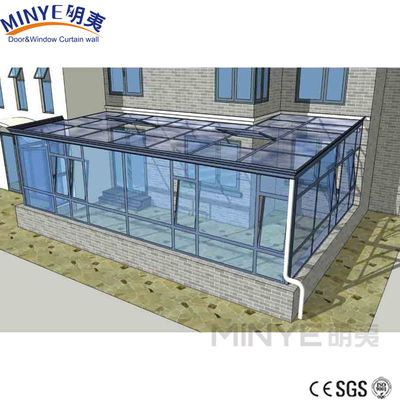 Solid Colors Aluminum Sun Rooms with High Wind Resistance 3000 pa in Shanghai Shanghai
