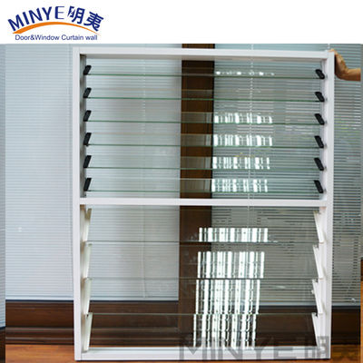 Low-E Glass Electric Exterior Rolling Shutter Window with Horizontal Opening Pattern