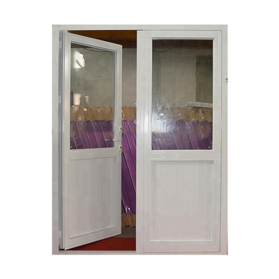 Waterproof PVC Door with Modern Design and Plastic Screen Netting Material
