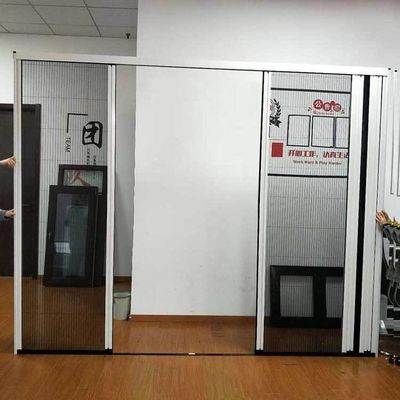 Retractable Aluminium Profile Mosquito Net Sliding Folding Screen Door Modern Design