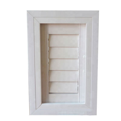 Aluminum PVC Profile Louver Window Frames Rolling Shutter Windows in Customized Color