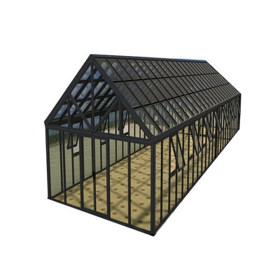 Aluminum Frames and Glass Panels Prefabricated Thermal Break Sunroom for Green House
