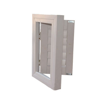 Aluminum PVC Profile Louver Window Frames Rolling Shutter Windows in Customized Color