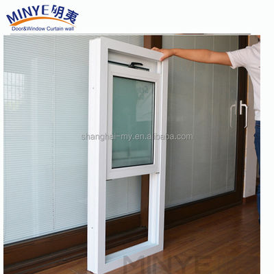 2.0mm-2.5mm Profile Thickness PVC Vertical Sliding Window for Courtyard Installation