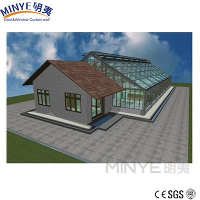 Electrophoretic Sunroom/Aluminum Winter Garden/Conservatory with Triangle Roof Design