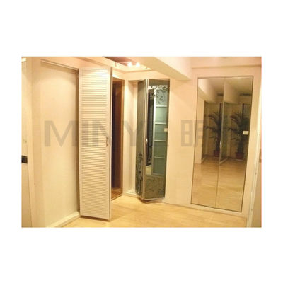Blue Wood Colour Modern Wooden Folding Bifold Door for Durable Construction