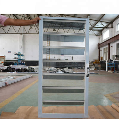 Tempered Glass Swing Glass Louver Window for Noise Reduction in Residential Areas