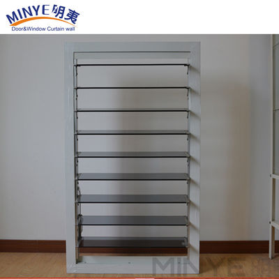Customized Profile Adjustable Plantation Window Shutters Glass Kitchen Cabinet Shutter