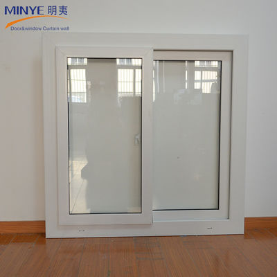 REHAU PVC Sliding Window Customizable and Durable with Stainless Steel Grills