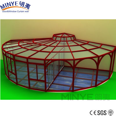 Aluminum Glass Sun Room with Water-proof Air-proof Sound Isolation Heat Isolation