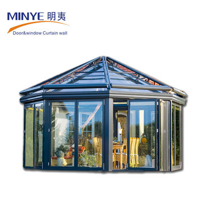 2020 Fashionable Style Customized Aluminum Glass House Sunroom with Customizable Design
