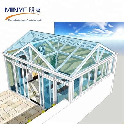 2020 Fashionable Style Customized Aluminum Glass House Sunroom with Customizable Design