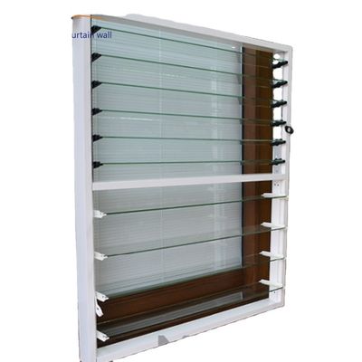 Toughened Aluminum Louvers and Window Shutters in Modern Style for Customized Sizes