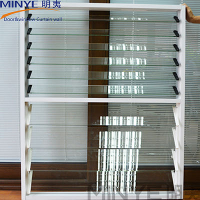 Toughened Aluminum Louvers and Window Shutters in Modern Style for Customized Sizes