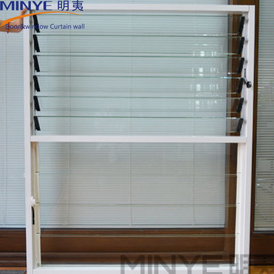 Toughened Aluminum Louvers and Window Shutters in Modern Style for Customized Sizes