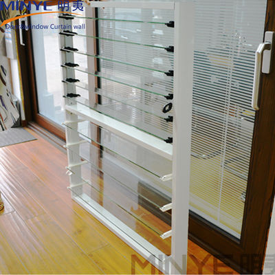 Toughened Aluminum Louvers and Window Shutters in Modern Style for Customized Sizes