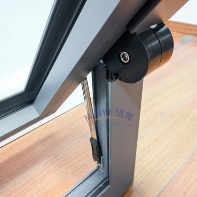 Hardware Aluminum Horizontally Center-hung Swivel Pivot Hung Window for Country Markets